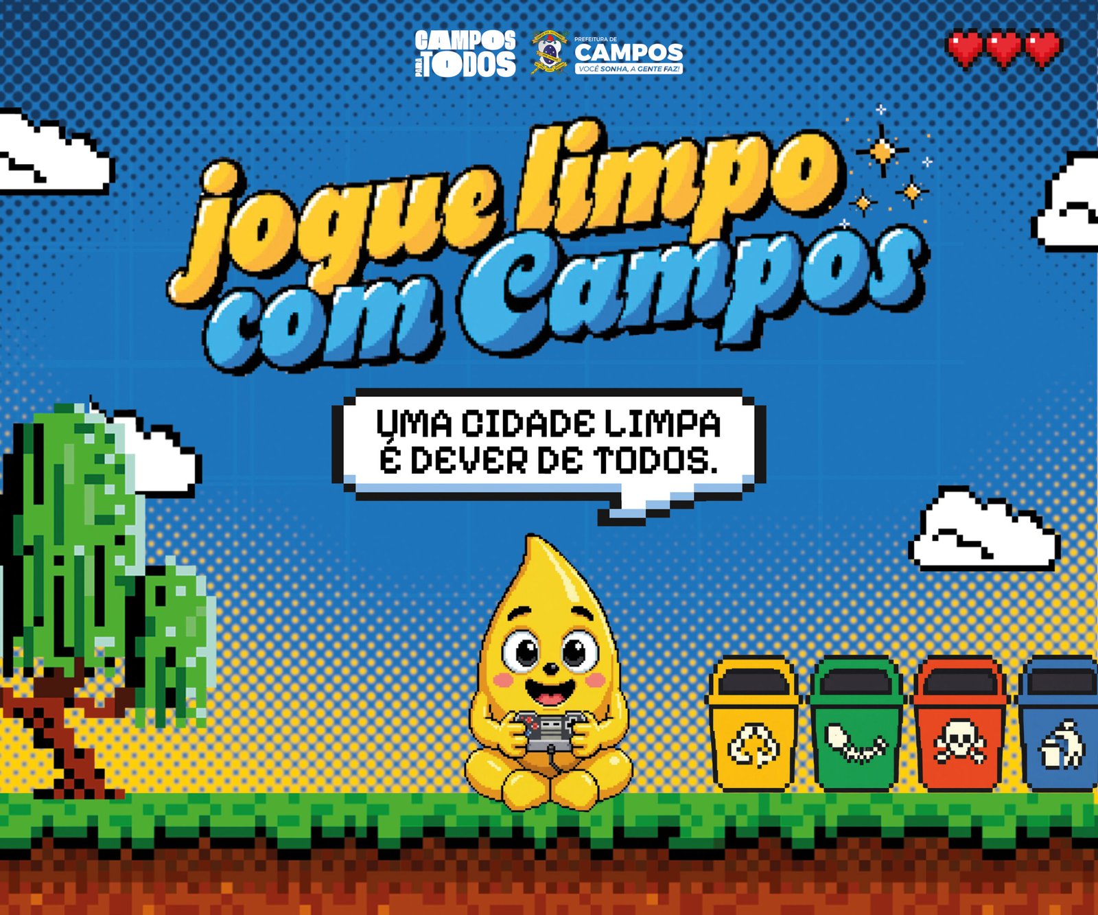 Campanha Jogue Limpo com Campos