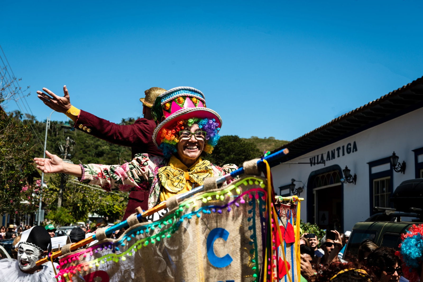 Foliões no Carnaval Antigo. Source: Igor Alecsander / Getty Images